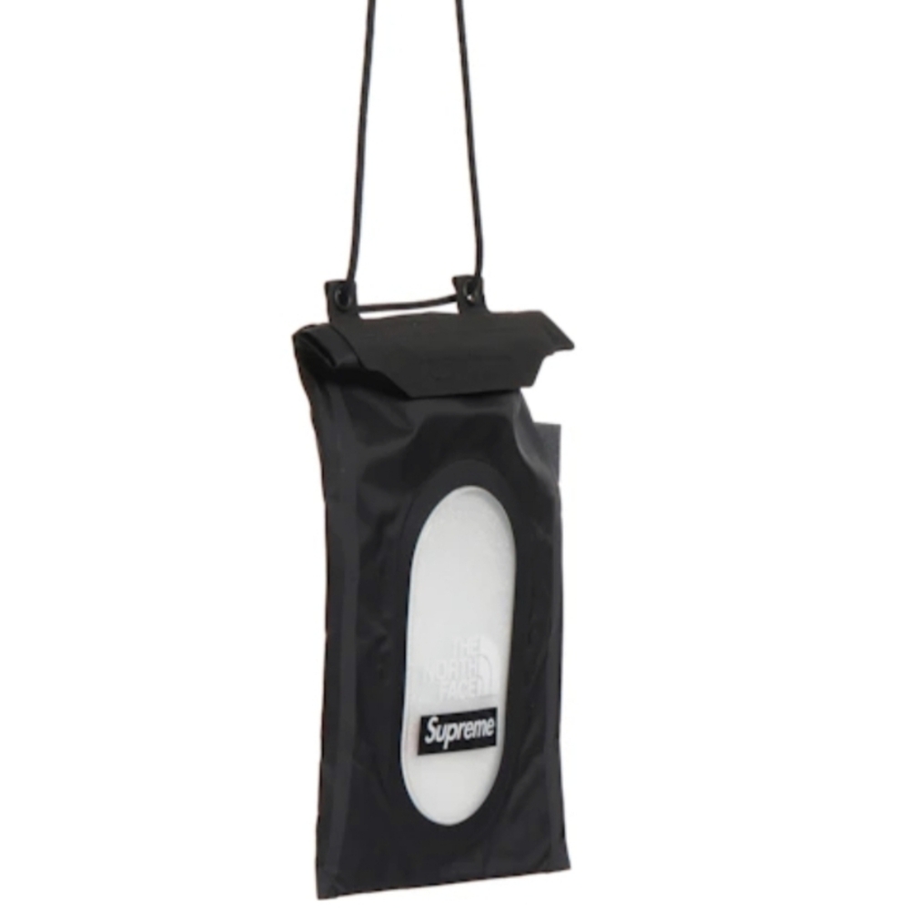 Supreme/North Face Black and White Neck Pouch
